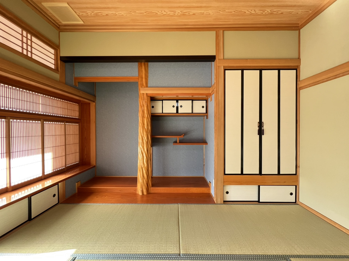 和の趣と機能美を融合した、平屋4LDKリノベーション住宅